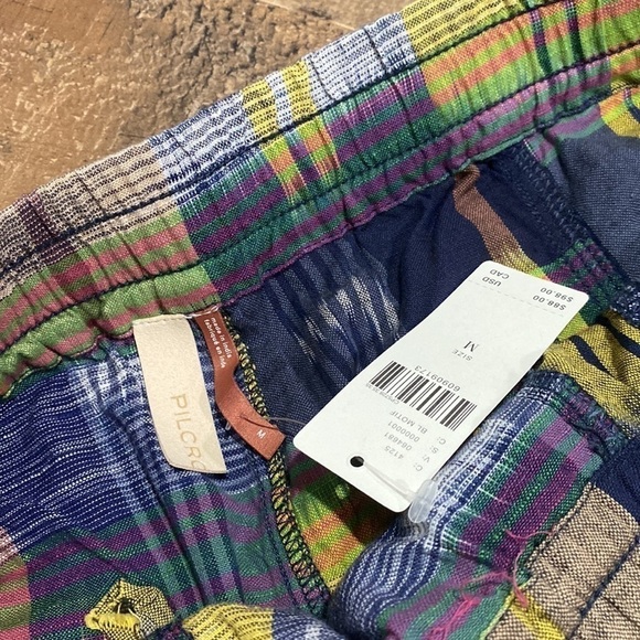 Anthropologie patchwork shorts NEW medium cotton tie dye southwestern - Picture 8 of 12